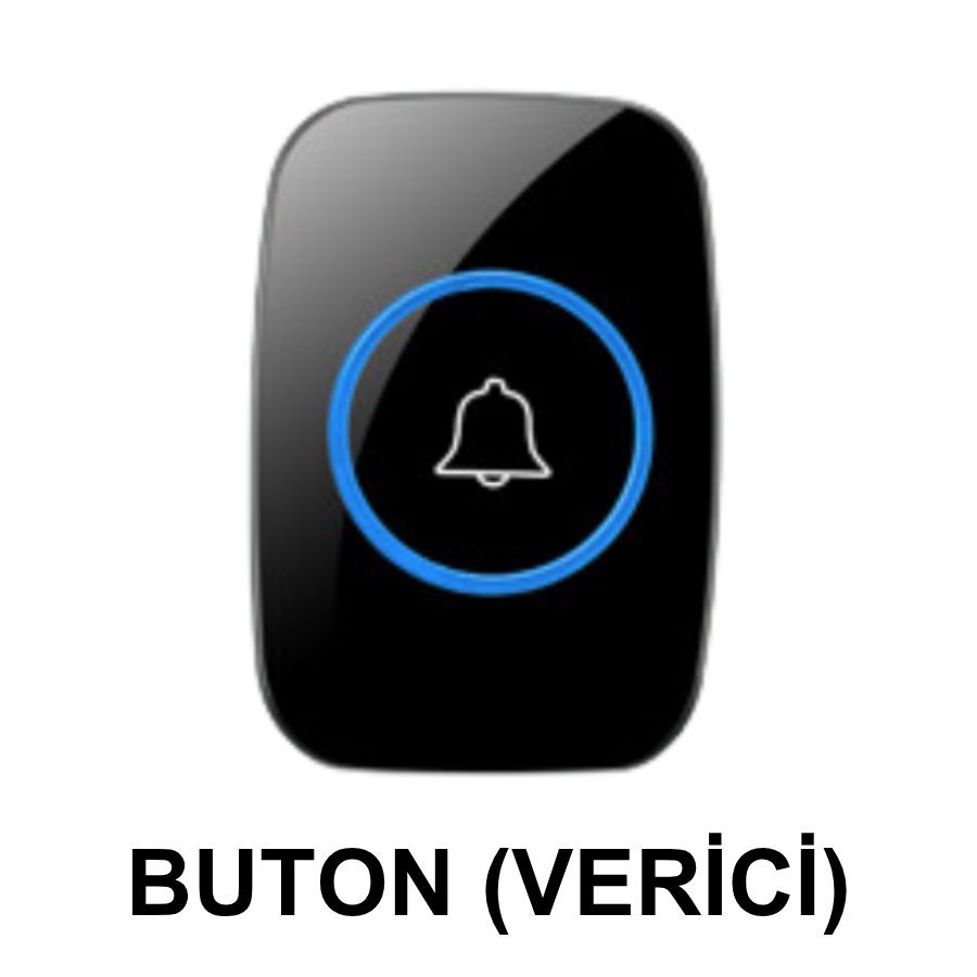 Kablosuz Kapı Zil Butonu (Verici)