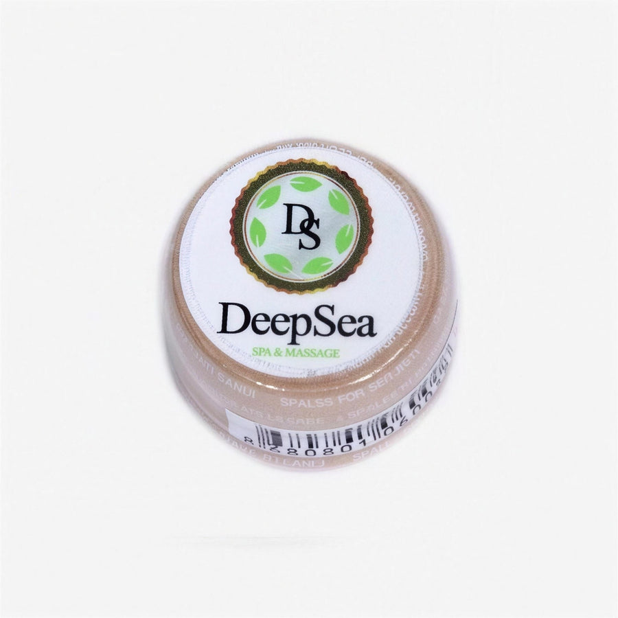 DeepSea mentol taşı kutusu üstten görünüm, DS logolu etiket